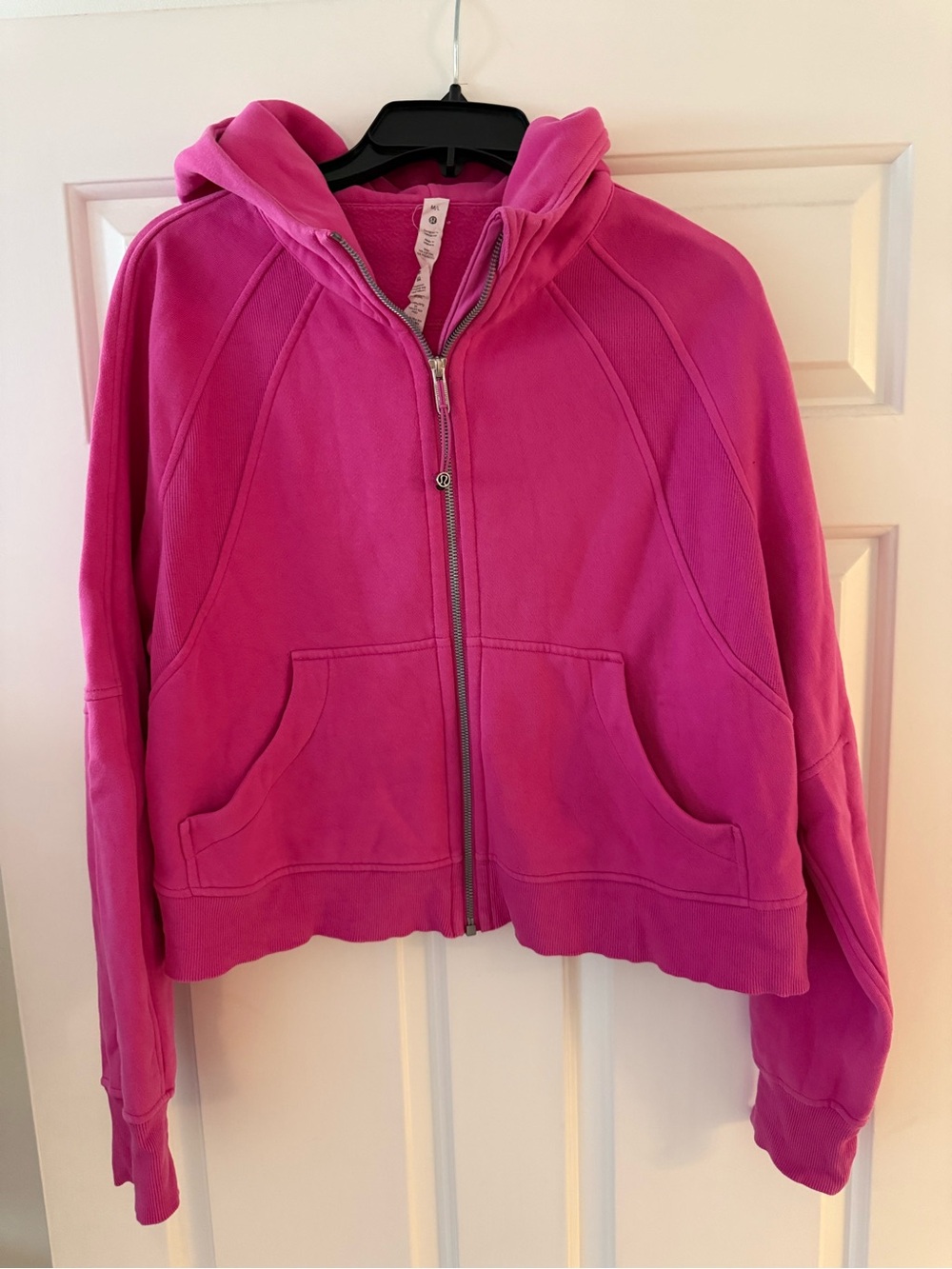 lululemon athletica Bright Pink Zip Hoodie